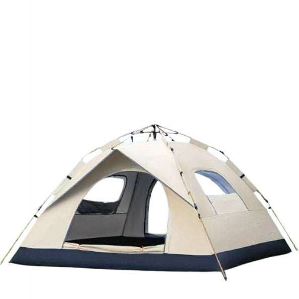 CAMPING TENT SELF-FOLDING TOURIST 2 PERSON BEIGE