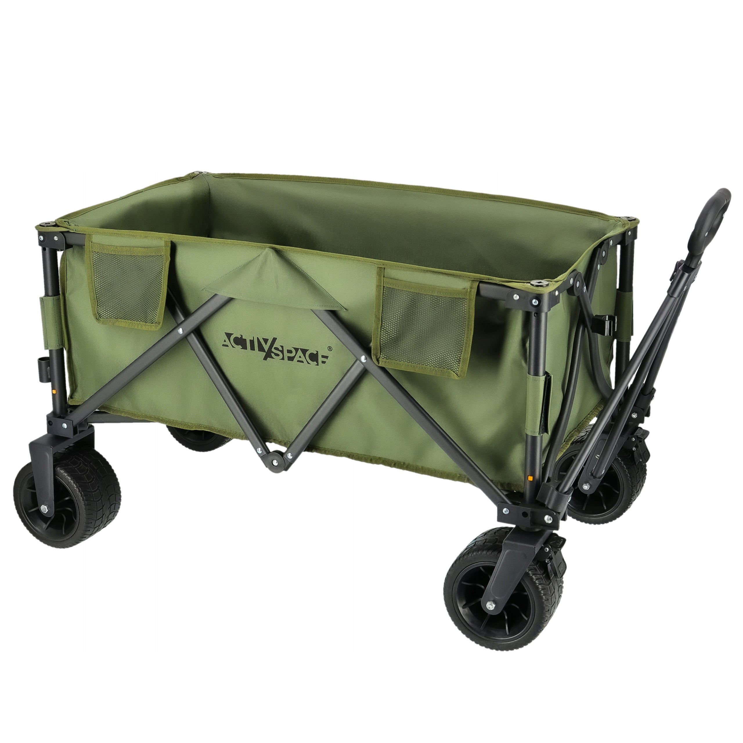 CAMPING TRANSPORT CART FOLDING GARDEN BEACH GARDEN TRAILER Packaging status original