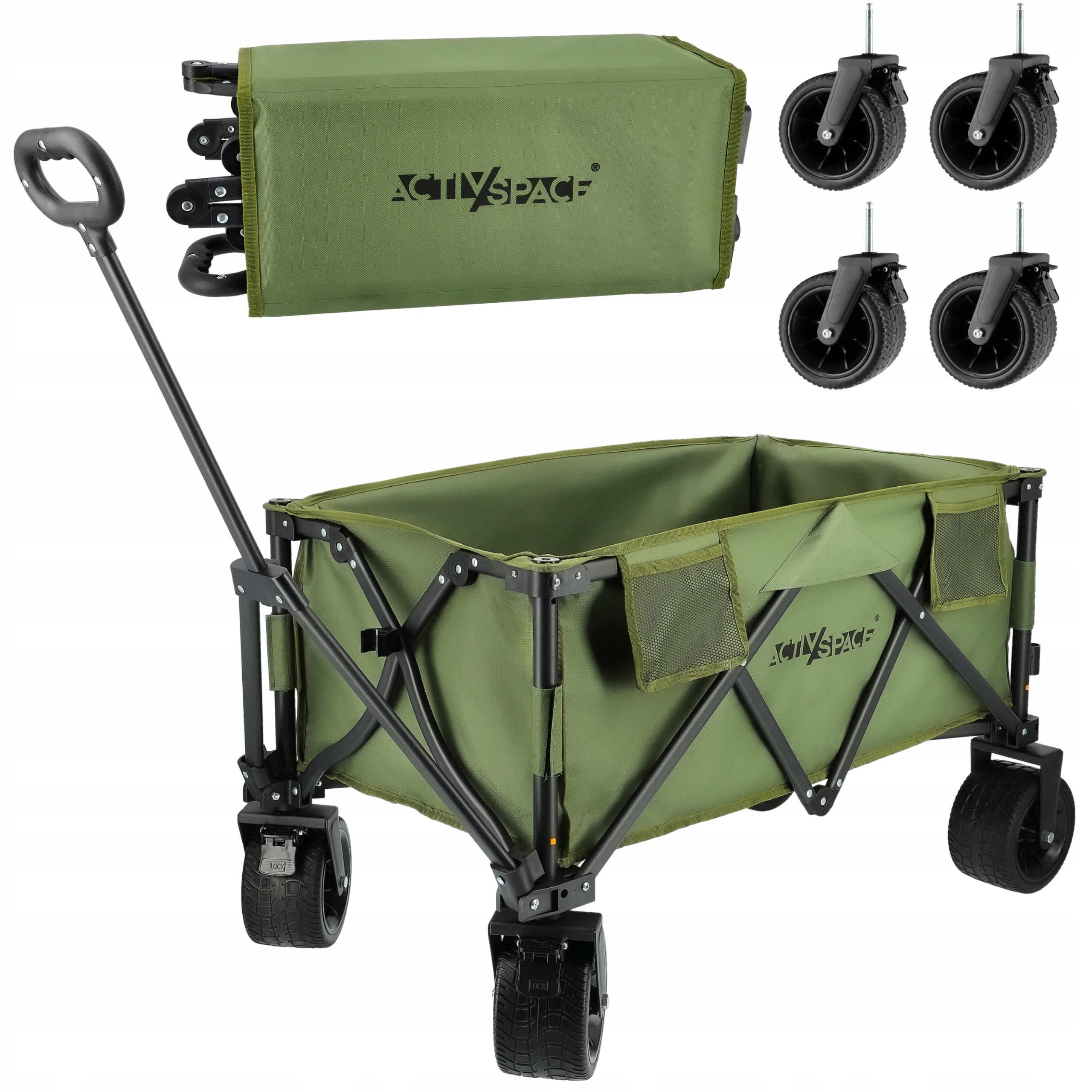 CAMPING TRANSPORT CART FOLDING GARDEN BEACH GARDEN TRAILER
