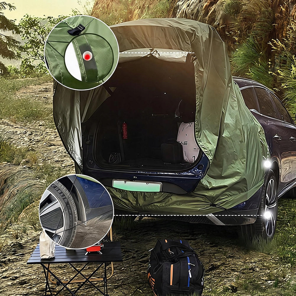 CAMPING VESTIBULE REAR FLAP TENT SUV FOLDING 120x120CM Kind travel
