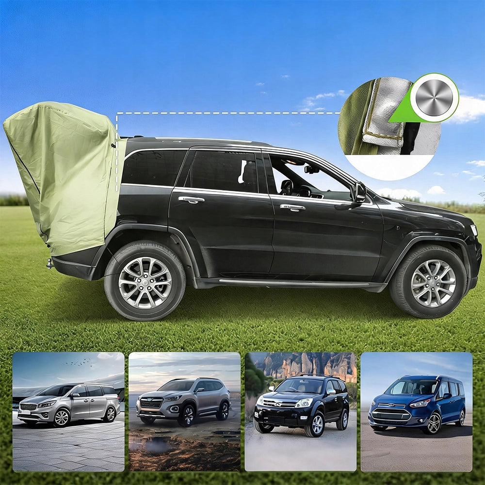 CAMPING VESTIBULE REAR FLAP TENT SUV FOLDING 120x120CM Number of people 1