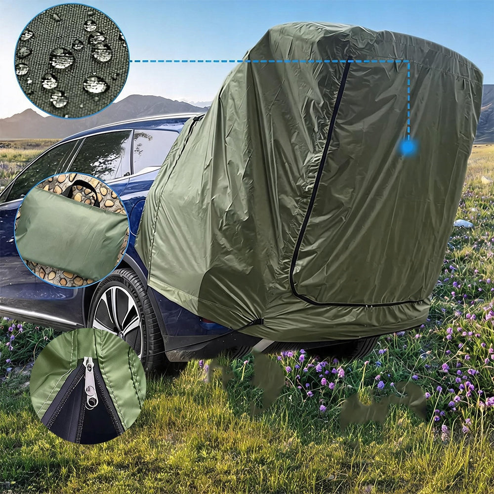 CAMPING VESTIBULE REAR FLAP TENT SUV FOLDING 120x120CM Waterproofness 5000 mm