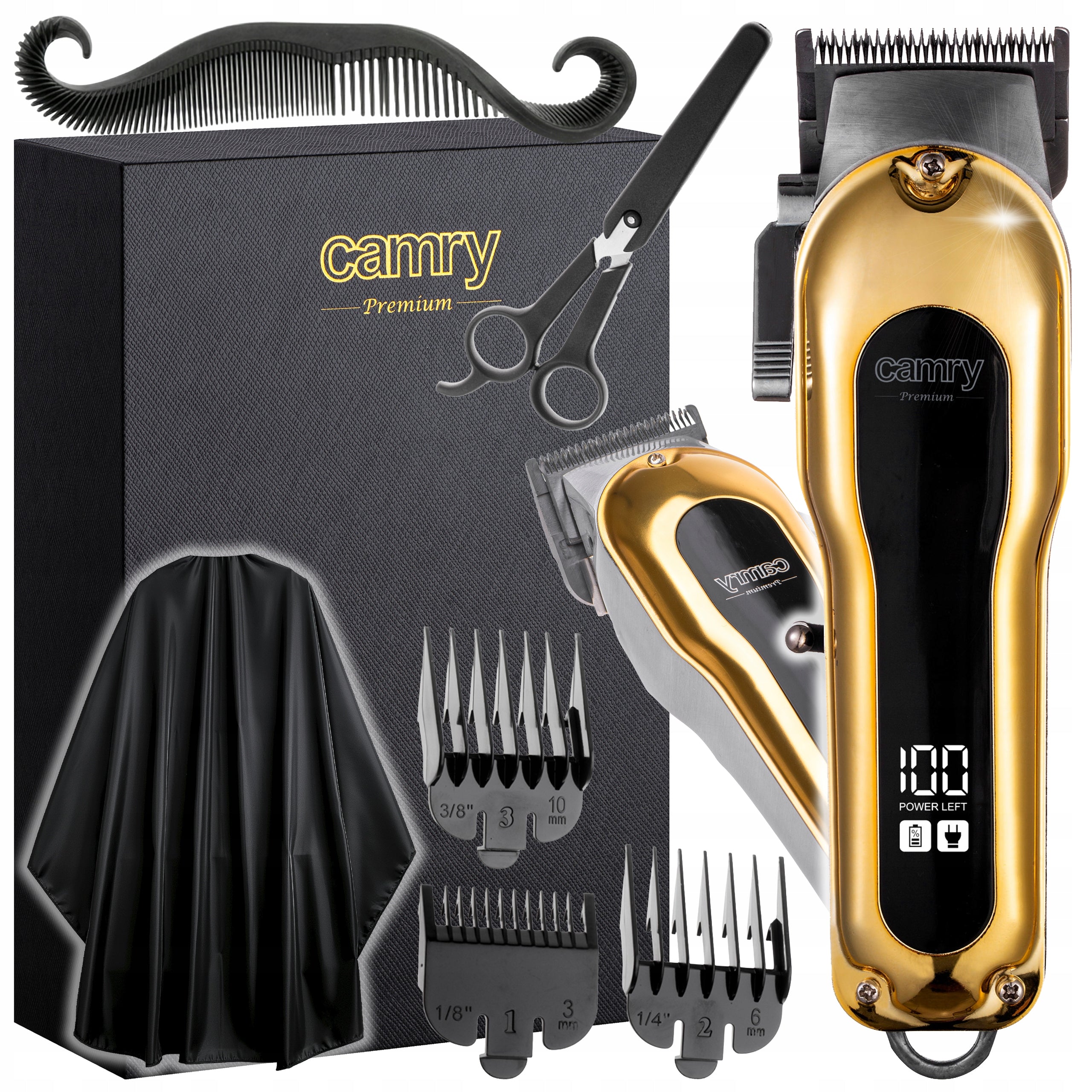 CAMRYPREMIUM HAIR CLIPPER COMPLETE SET LED DISPLAY