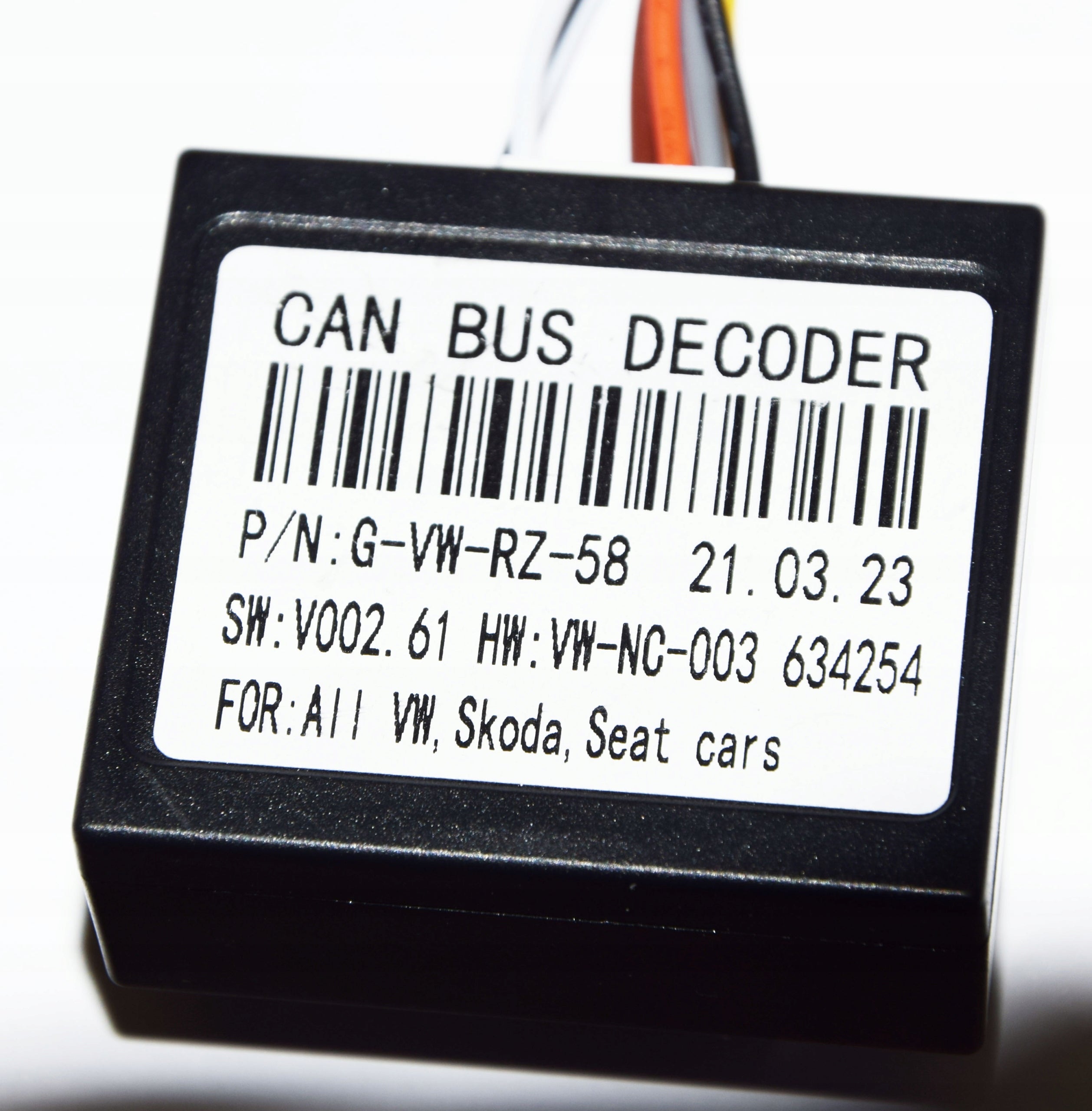 CAN BUS + ISO CUBE module FOR VW SEAT SKODA GROUP CARS Model ISO+CANBUSVW
