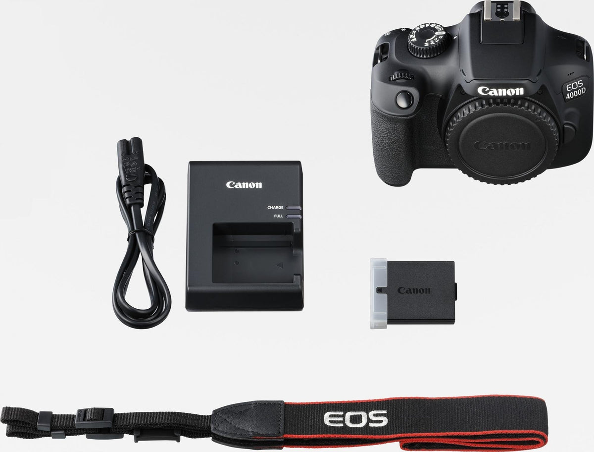 CANON 4000D BODY CAMERA (WITHOUT LENS) Manufacturer code 3011C001AA