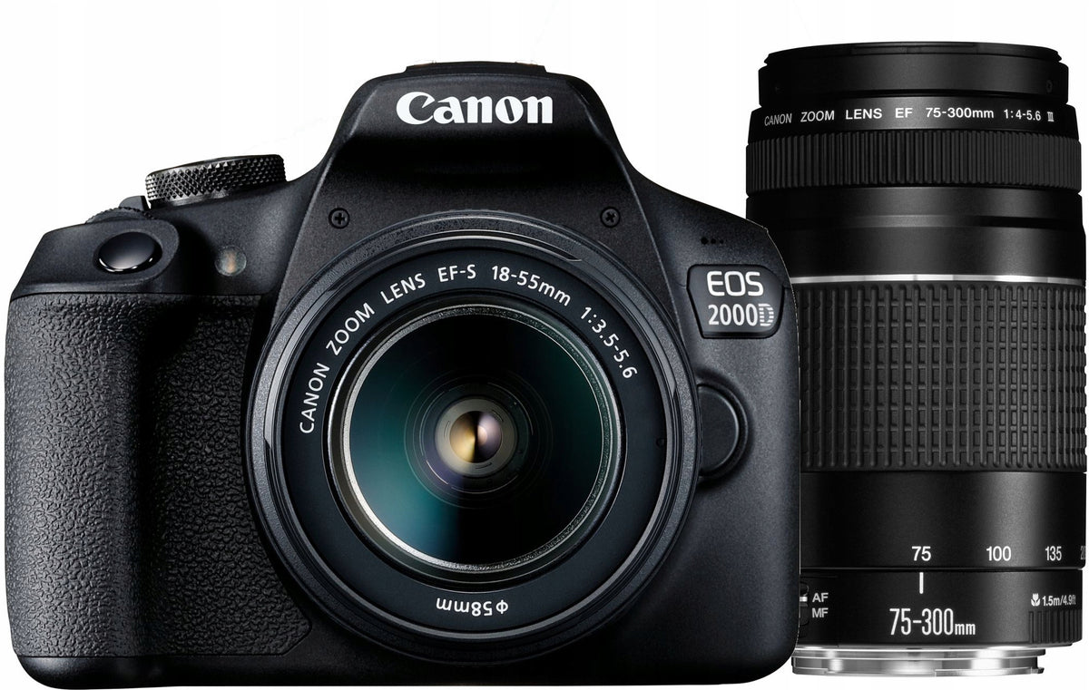CANON EOS 2000D + 18-55 DC III + 75-300 III