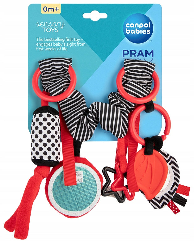 CANPOL PENDANT TOY CONTRAST SENSORY STROLLER CARRIER Brand Canpol babies