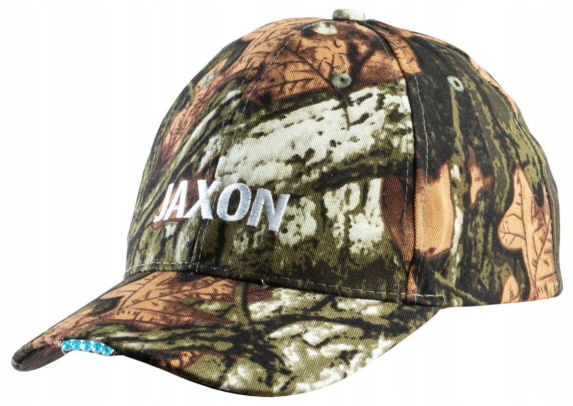 CAP WITH LED FLASHLIGHT IN VISOR JAXON CAMO #1 Brand Jaxon