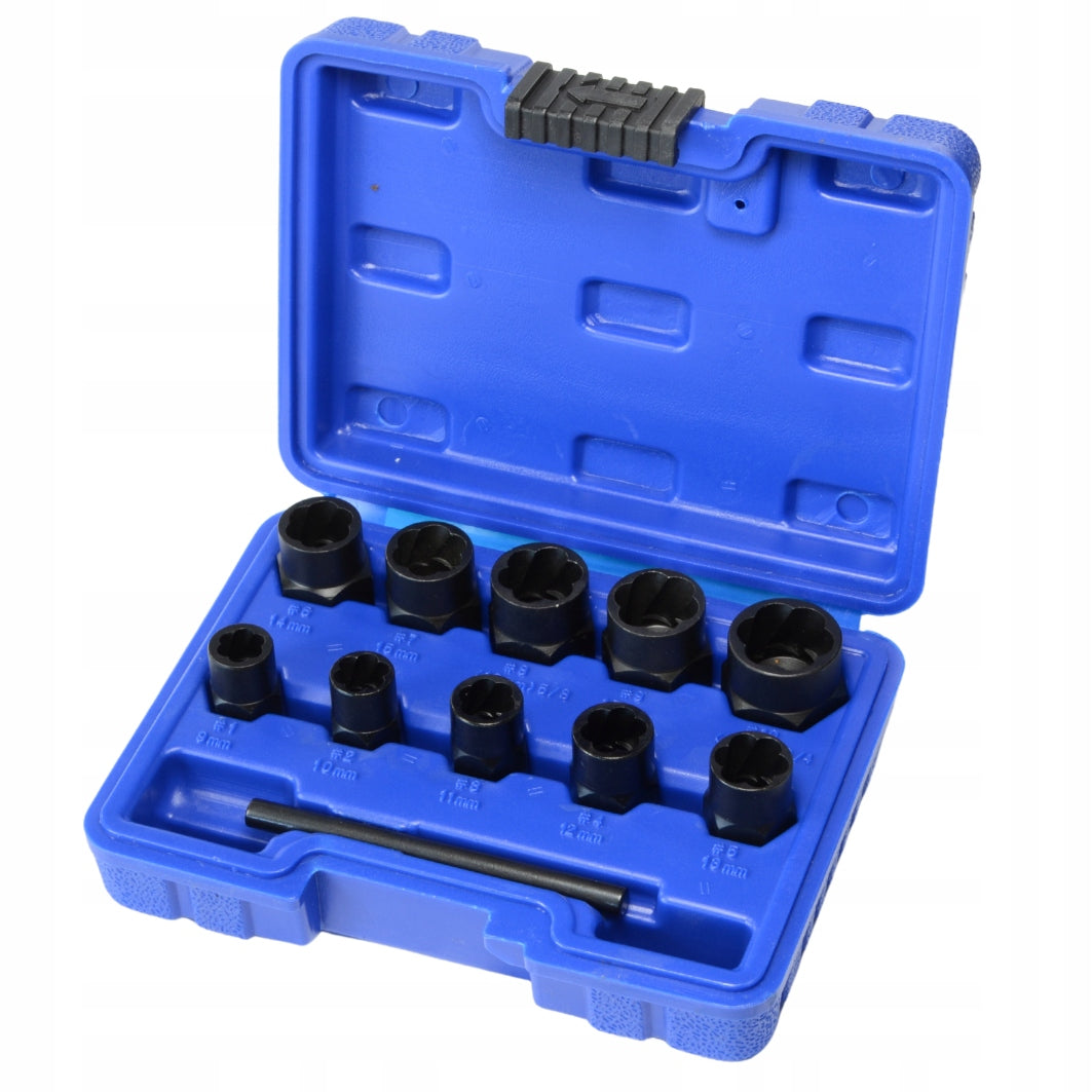CAPS FOR DAMAGED MACHINED NUTS UNSCREWING 9-19 MM Brand Black