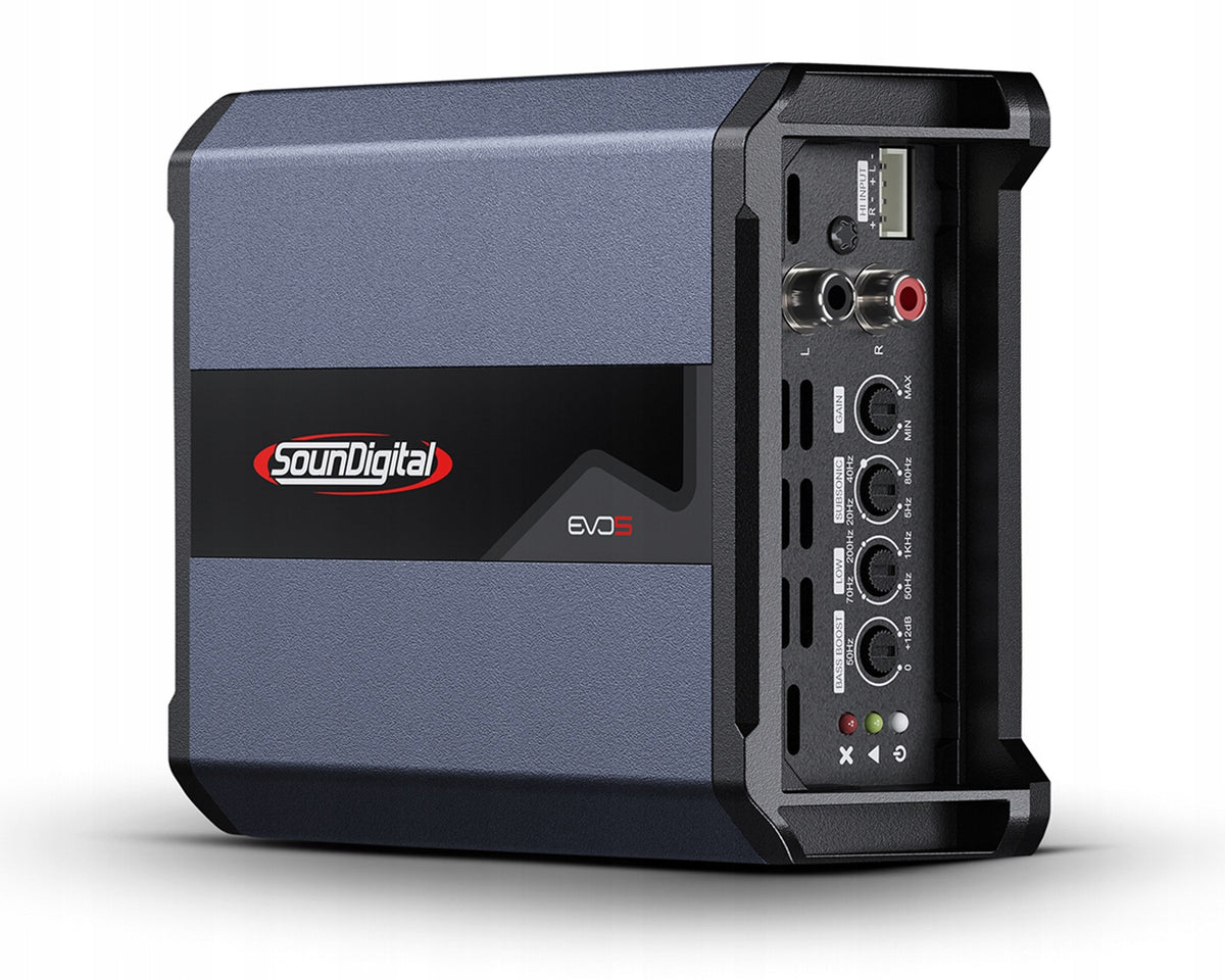 CAR AMPLIFIER FOR SUBWOOFER SOUNDIGITAL 800.1 EVO 5 800W RMS 2ohm EAN (GTIN) 7898644527150