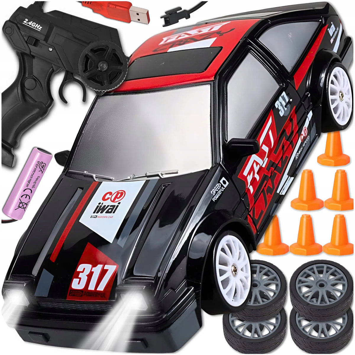 CAR AUTO REMOTE CONTROLLED DRIFT DRIVE 4X4 TOYOTA RC 4WD FOR DRIFTING