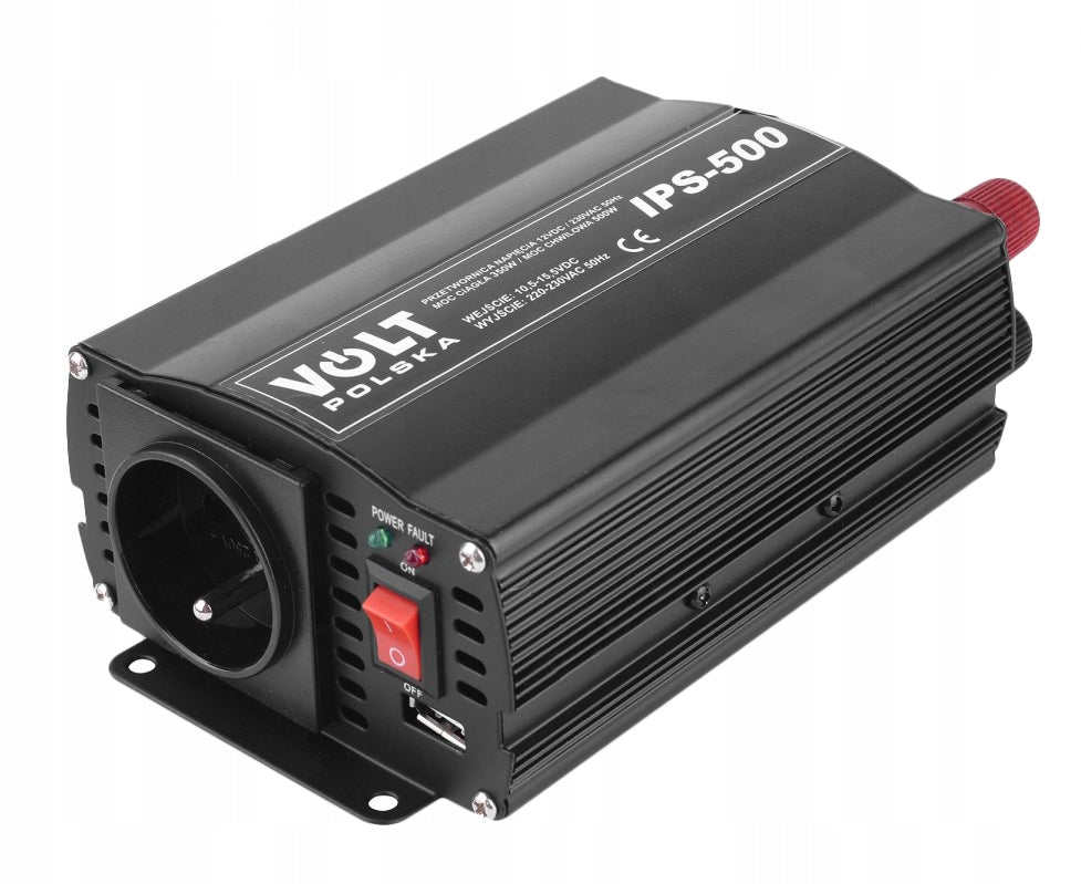 CAR BATTERY CONVERTER 12V 230V 350W 500W VOLT Poland + USB Brand Volt