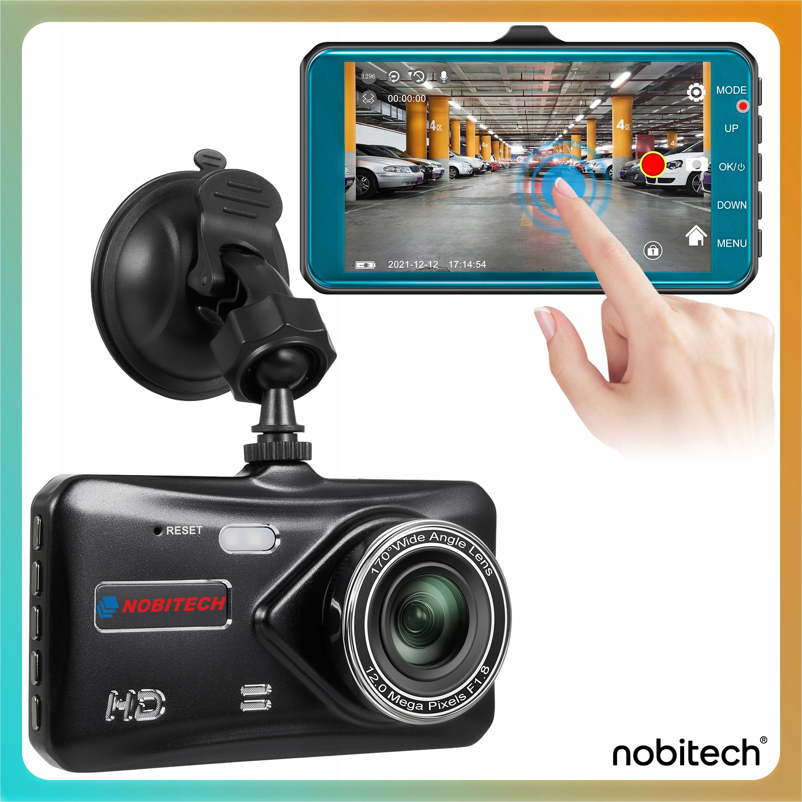 CAR CAMERA CAR VIDEO RECORDER FRONT FULLHD TOUCH SCREEN Memory card included none