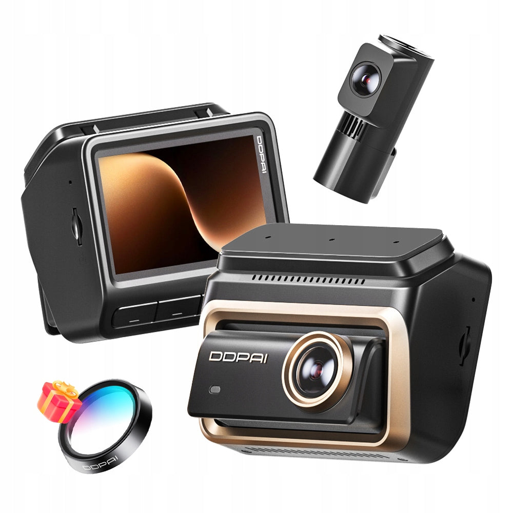 CAR CAMERA DDPAI VIDEO RECORDER Z90 Master 4K HDR FRONT + REAR