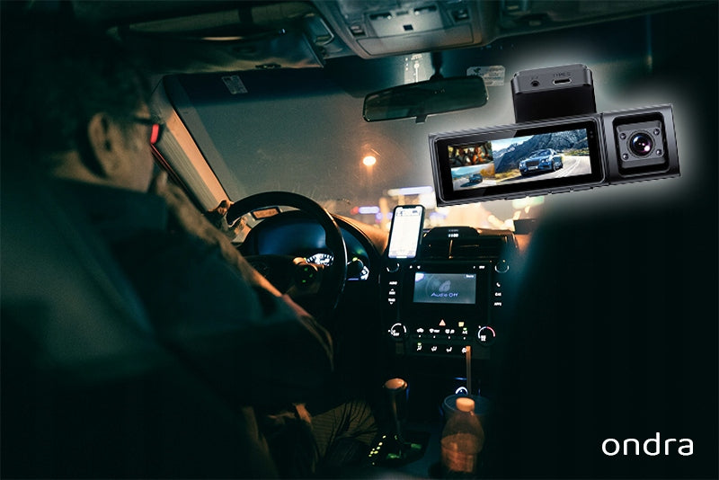CAR CAMERA VIDEO RECORDER 4K UHD 3CAMERAS GPS WI-FI REVERSING CAMERA Memory card included none
