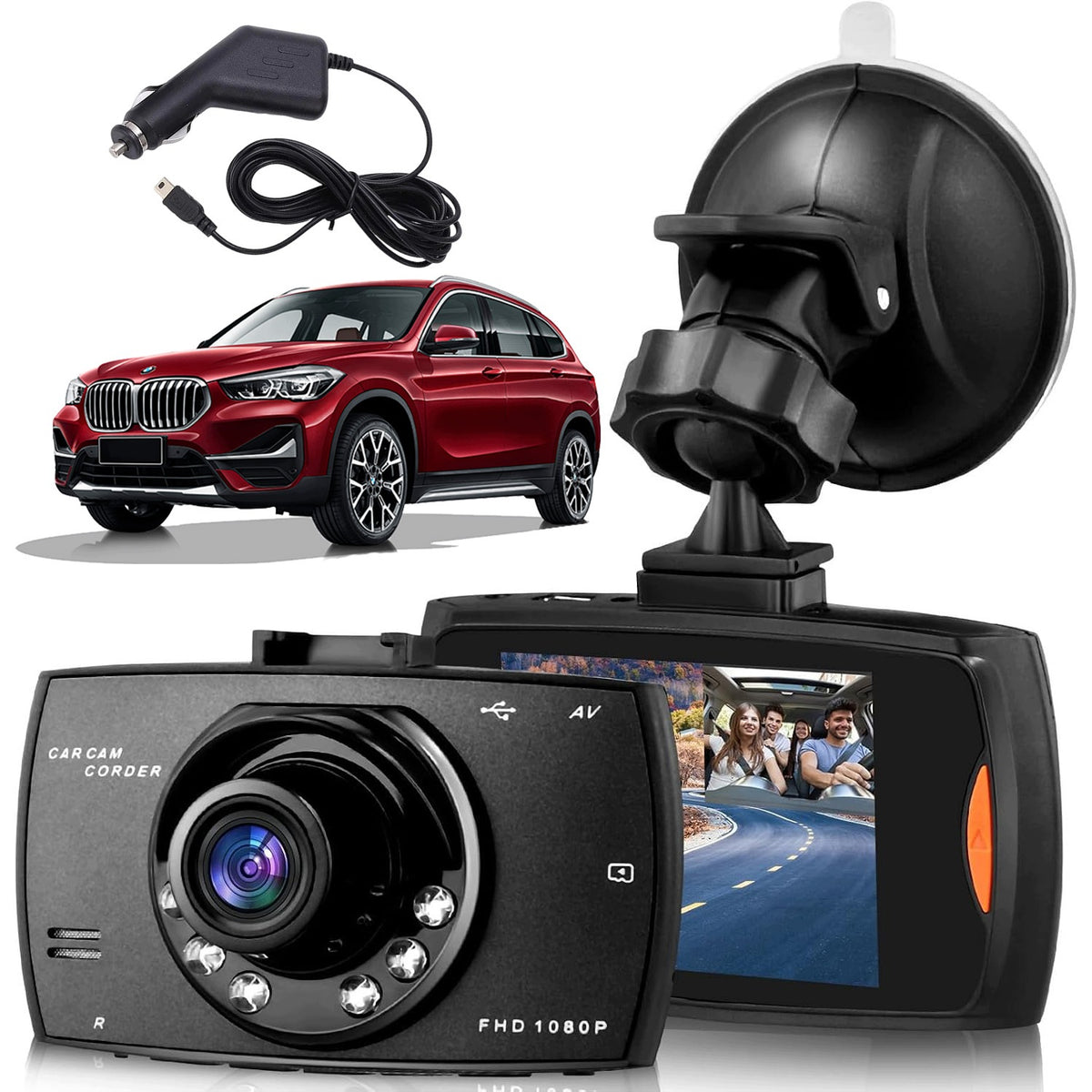 CAR CAMERA VIDEO RECORDER CAR FRONT HD 2.4"
