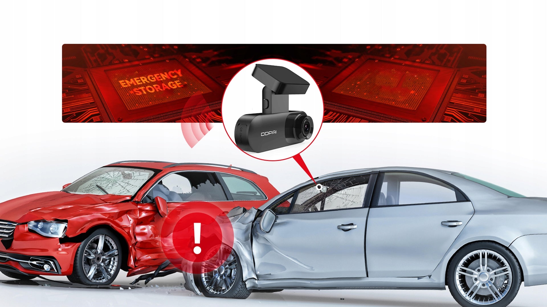 CAR CAMERA VIDEO RECORDER DDPAI N3 Pro GPS + REAR + HARDWIRE KIT Viewing angle 140°