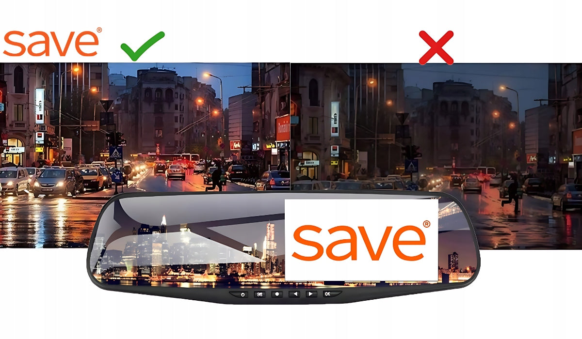 CAR CAMERA VIDEO RECORDER IN REVERSING MIRROR DRIVING RECORDER Manufacturer code Rejestrator Jazdy wideo rejestrator do auta
