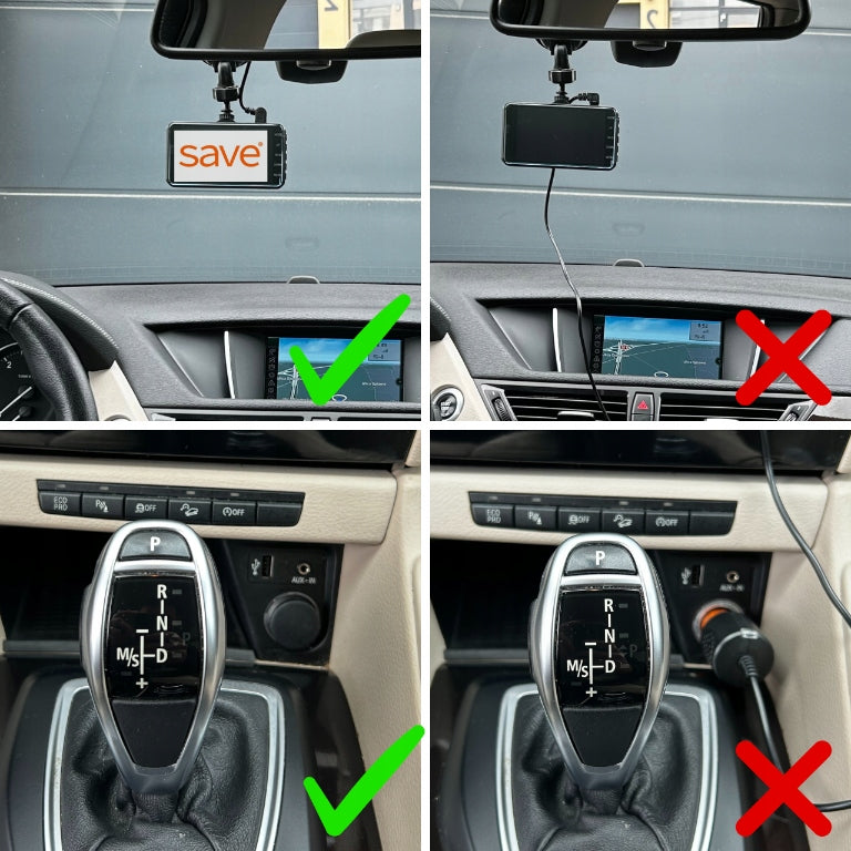 CAR CAMERA VIDEO RECORDER IN REVERSING MIRROR DRIVING RECORDER Viewing angle 170°