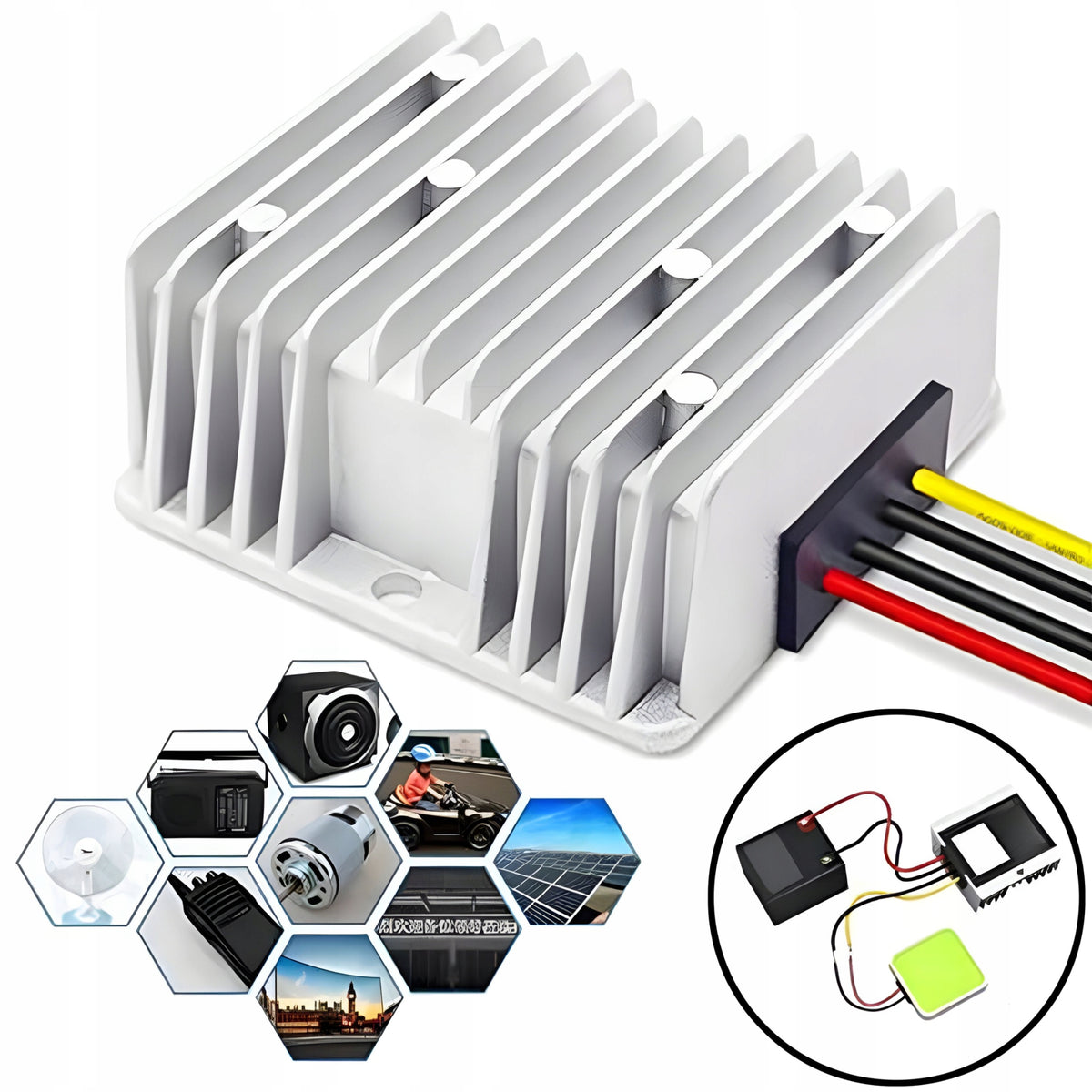 CAR CONVERTER DC 18-36V POWER SUPPLY VOLTAGE REDUCER CONVERTER Packaging status original