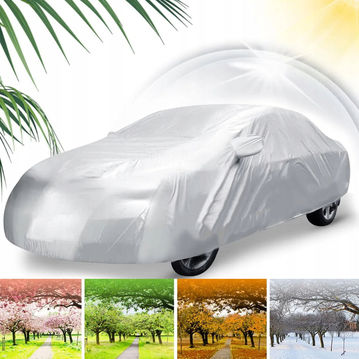 CAR COVER AUTO TARPAULIN LARGE STRONG SNOW STATION WAGON