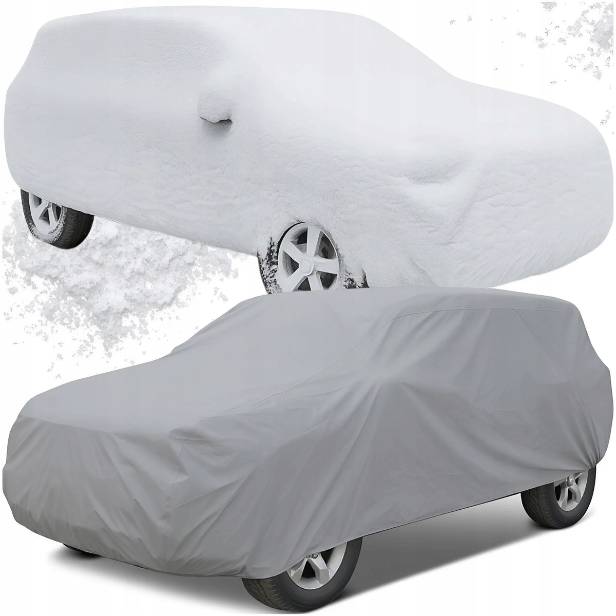 CAR COVER WATERPROOF TARPAULIN FOR AUTO XXL 540CM WINTER GREY Manufacturer's catalog number POKROWIECNA MEMFLOW