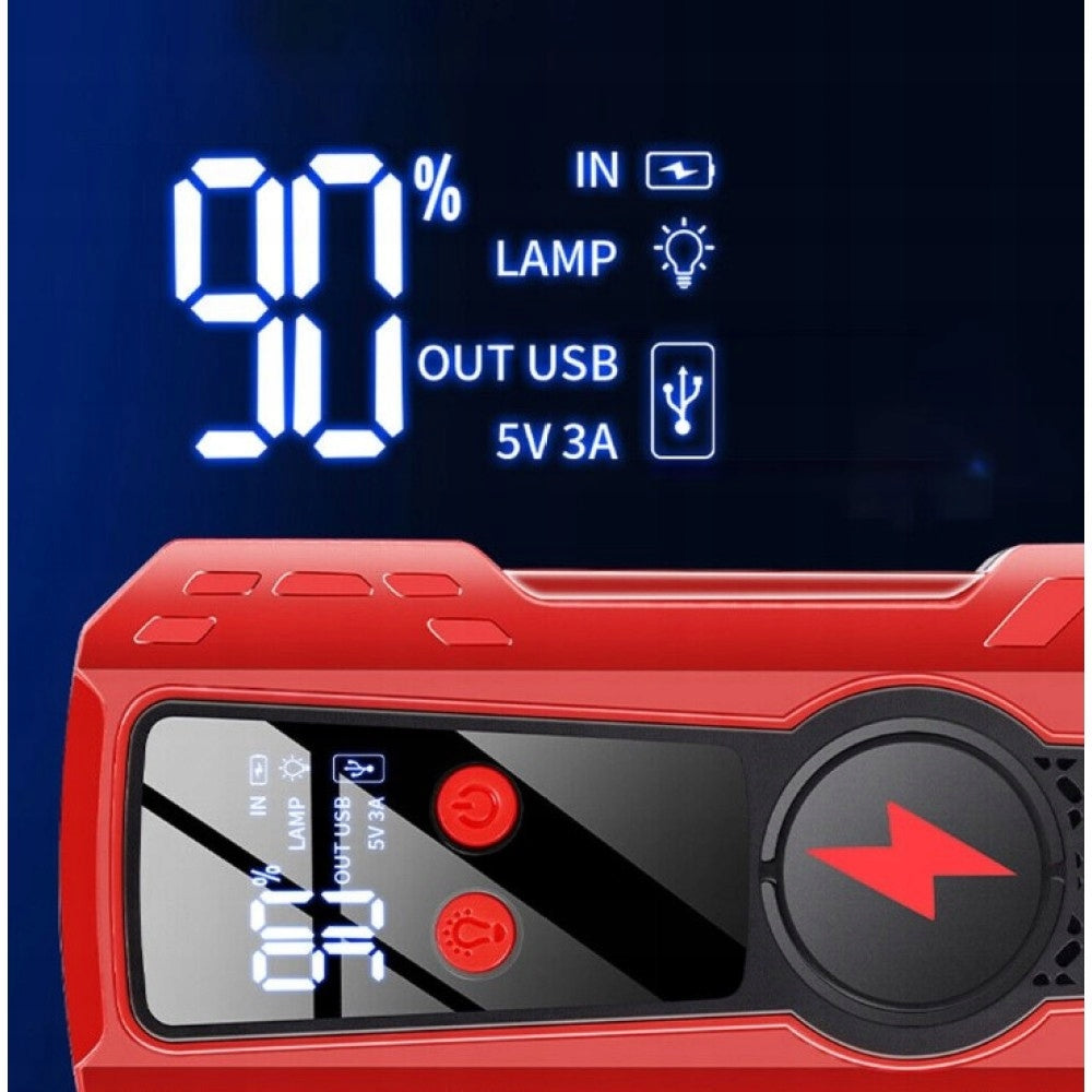 CAR EMERGENCY START DEVICE BATTERY 500A 90000MAH Model Avapow A9 Plus