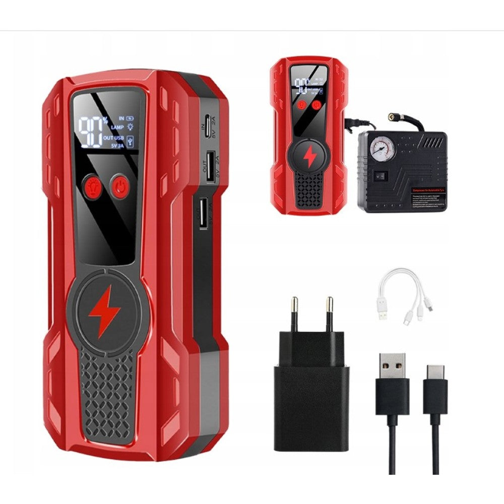 CAR EMERGENCY START DEVICE BATTERY 500A 90000MAH