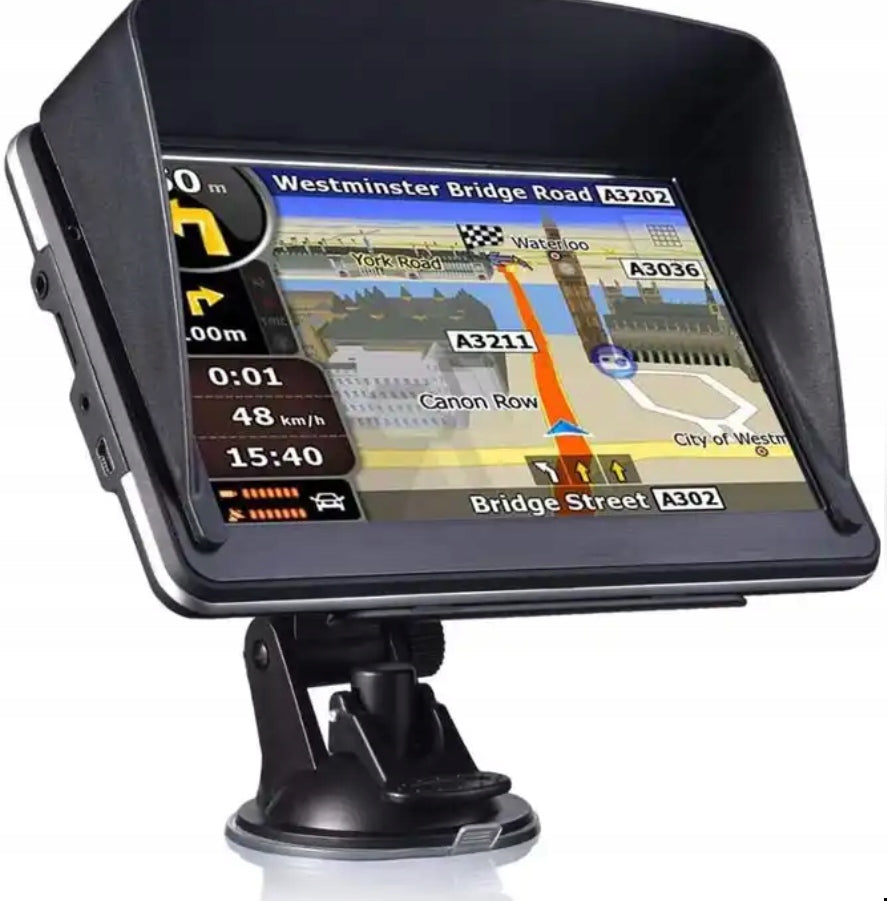 CAR GPS NAVIGATION 7' 16GB TRUCK Truck + Transmitter kb502b Packaging status original