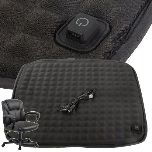 CAR HEATED MAT FOR SEAT FOR OFFICE AUTO USB Brand BNTrade