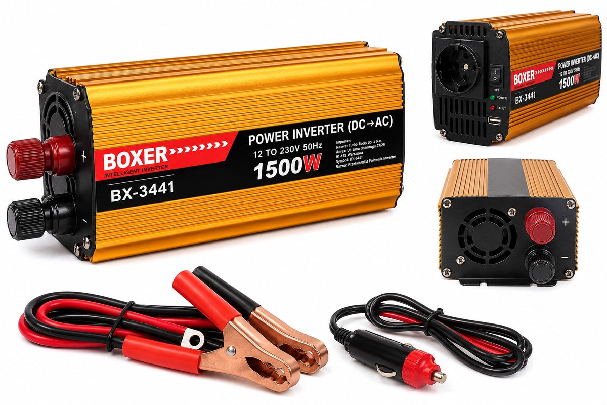 CAR INVERTER INVENTORY 1500W AUTOMATIC Brand Boxer