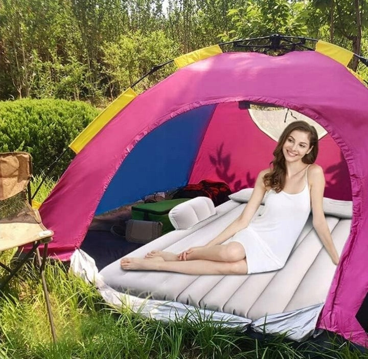 CAR MATTRESS WITH DOUBLE SIDED INFLATABLE CAR MATTRESS WITH PUMP Manufacturer code mb12cz