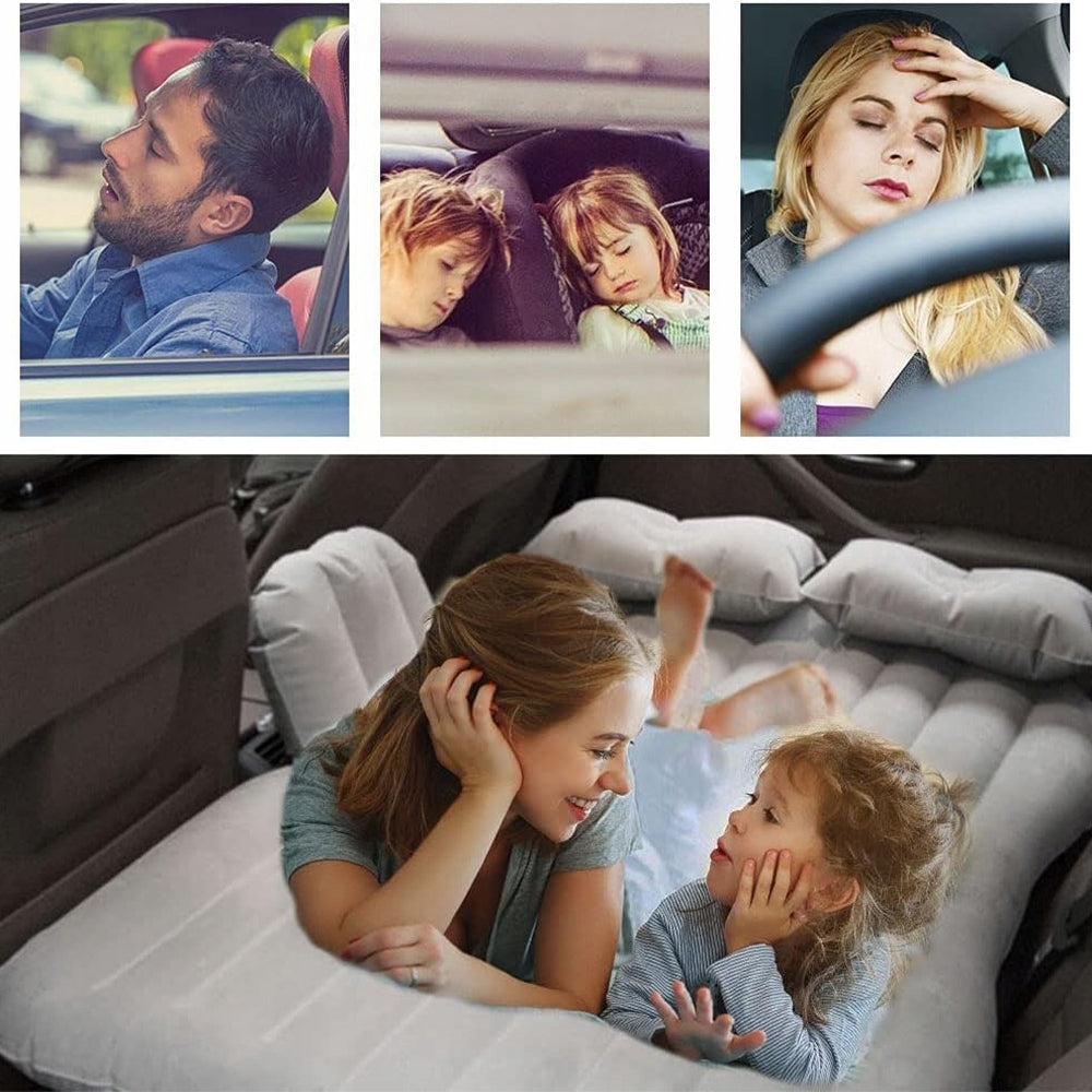 CAR MATTRESS WITH DOUBLE SIDED INFLATABLE CAR MATTRESS WITH PUMP Packaging status original