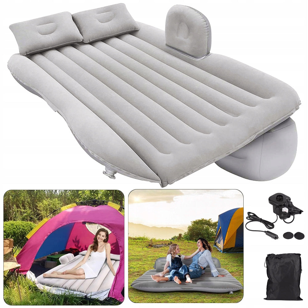 CAR MATTRESS WITH DOUBLE SIDED INFLATABLE CAR MATTRESS WITH PUMP