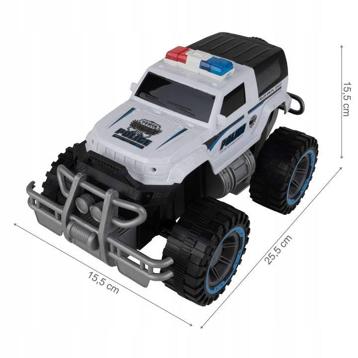 CAR OFF-ROAD MONSTER POLICE WITH DRIVE POLICE CAR GIFT Packaging status original