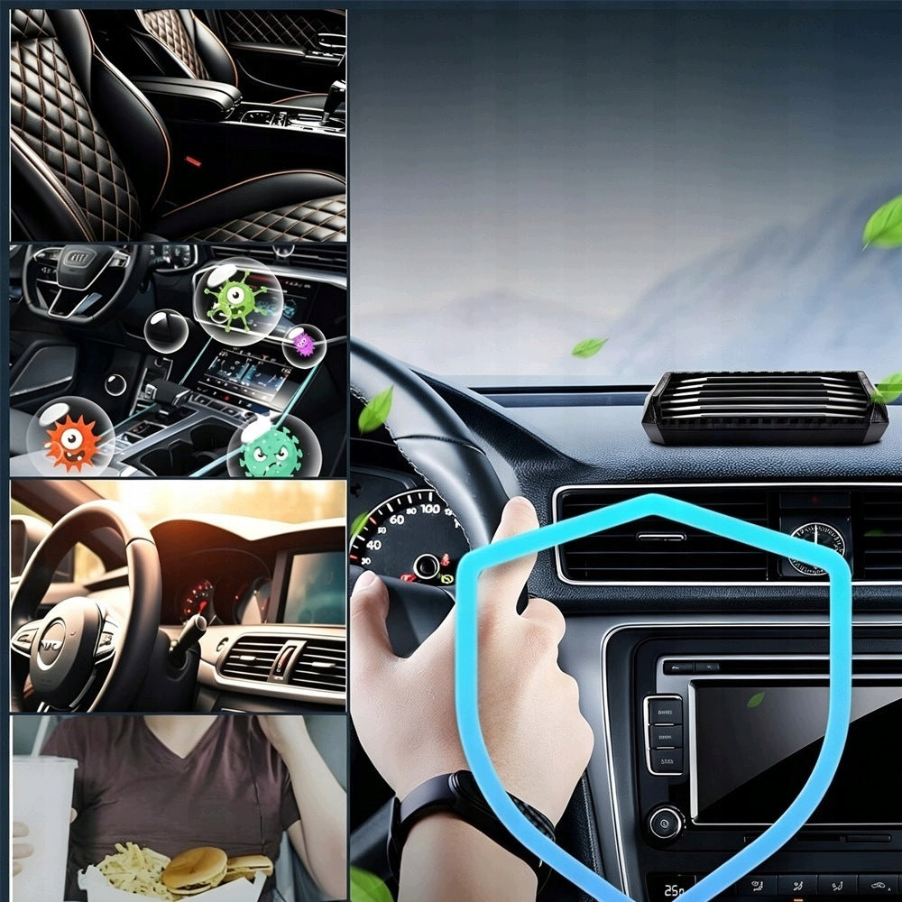 CAR OZONATOR SOLAR AIR IONIZER OZONE GENERATOR AUTO Packaging status original