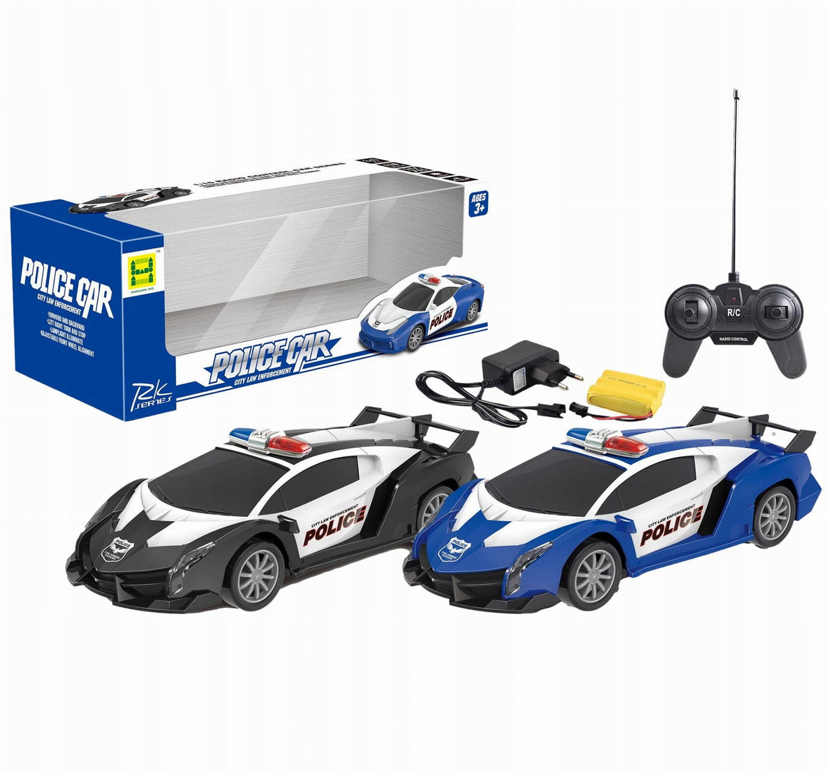 CAR POLICE CAR REMOTE CONTROLLED POLICE Packaging status original