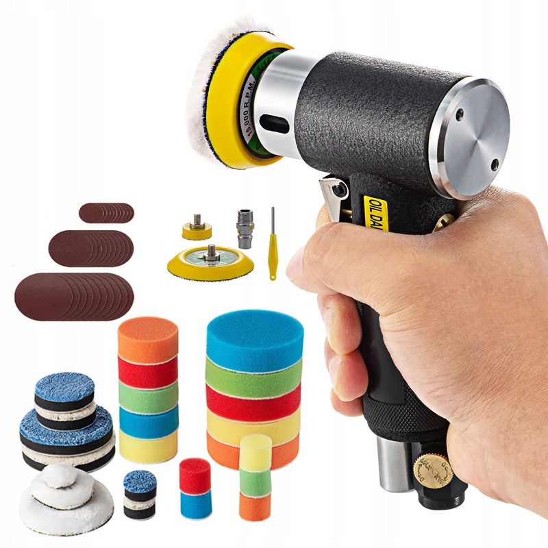 CAR POLISHER ECCENTRIC GRINDER SET SPONGES DISCS 20/50/75mm