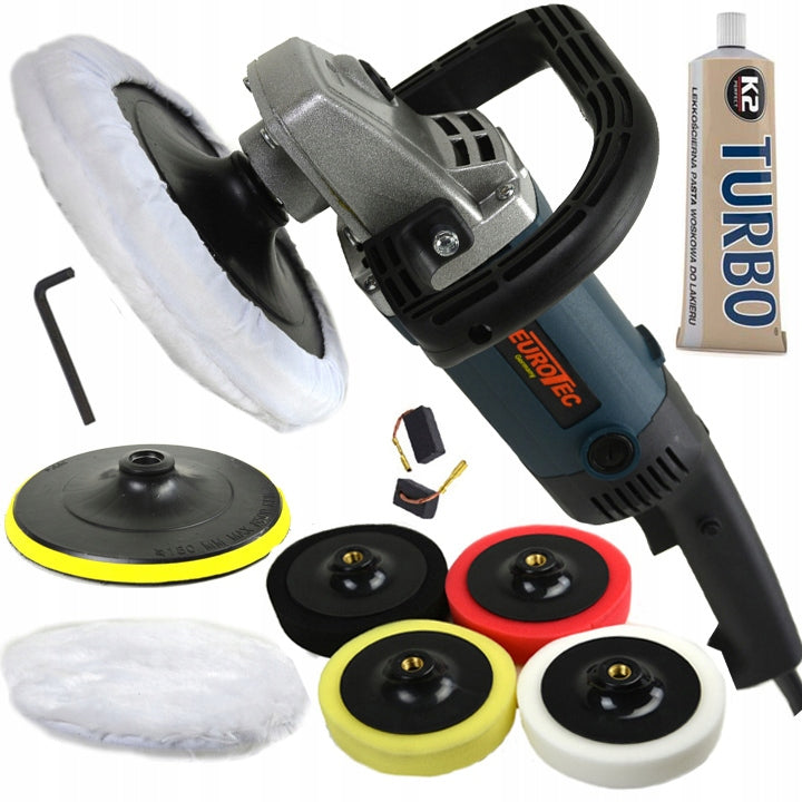 CAR POLISHER FOR VARNISH SPEED CONTROL GRINDER SET EUROTEC