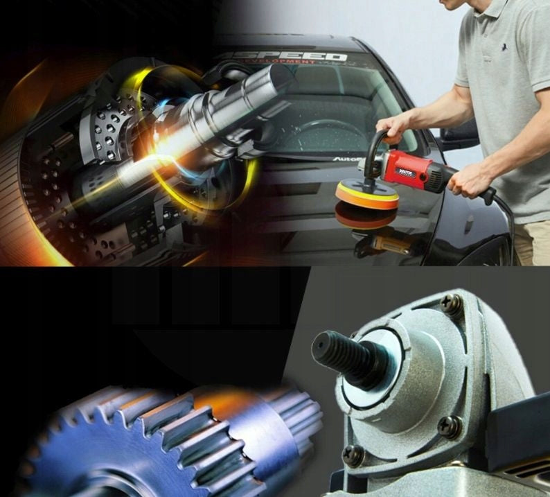 CAR POLISHER GRINDER WITH ADJUSTABLE SPEED + 4x SPONGE 2600W MP0441 Manufacturer code MP-0441