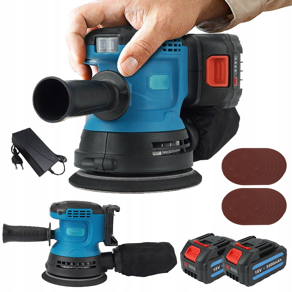 CAR POLISHER Polishing Machine 12 Pads 125mm ANGLE GRINDER Lightweight