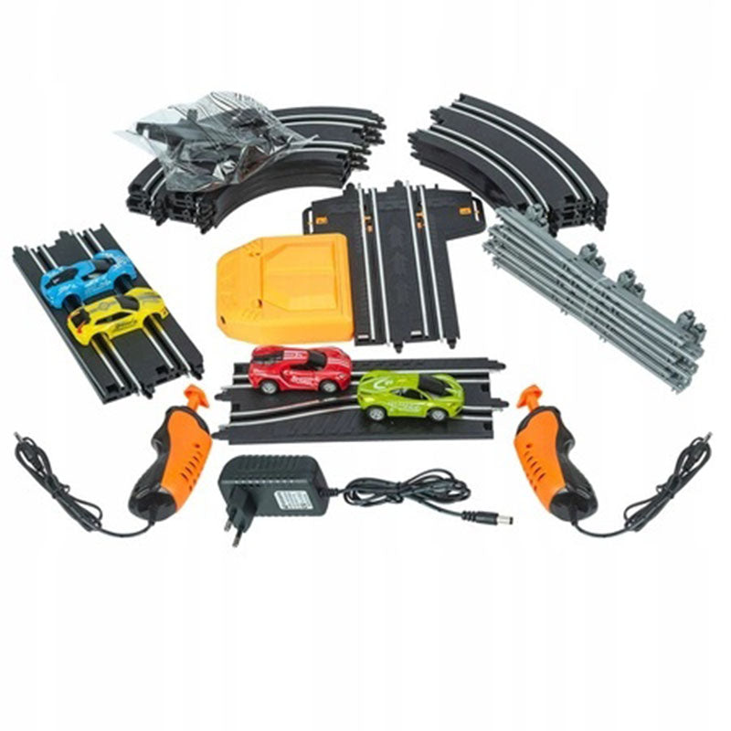 CAR RACING TRACK 2 CARS 2 BODY CONTROLLER 232CM CHARGER Information regarding product safety and compliance Not suitable for children under a certain age. For use under adult supervision
