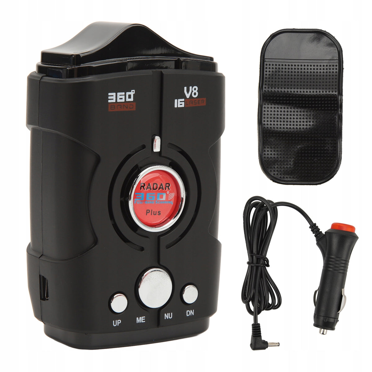 CAR RADAR DETECTOR EXTENDED SPEED DETECTOR 360 DEGREE