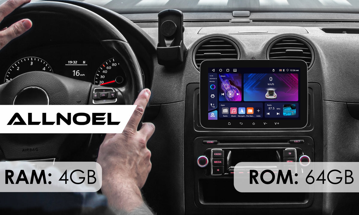 CAR RADIO 1 DIN 7'' CARPLAY ANDROID 15 WIFI GPS TOUCH FM 4GB Packaging status original