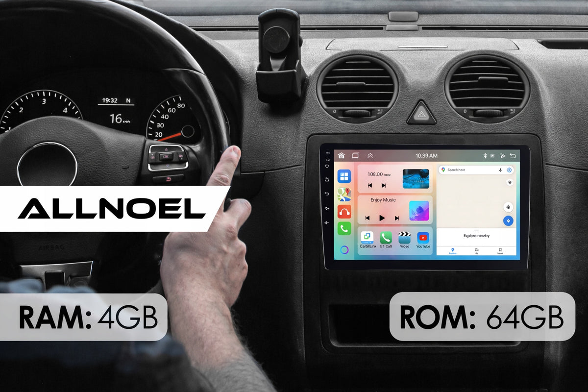 CAR RADIO 2 DIN 9'' CARPLAY ANDROID WIFI GPS TOUCH FM 4GB/64GB Packaging status original