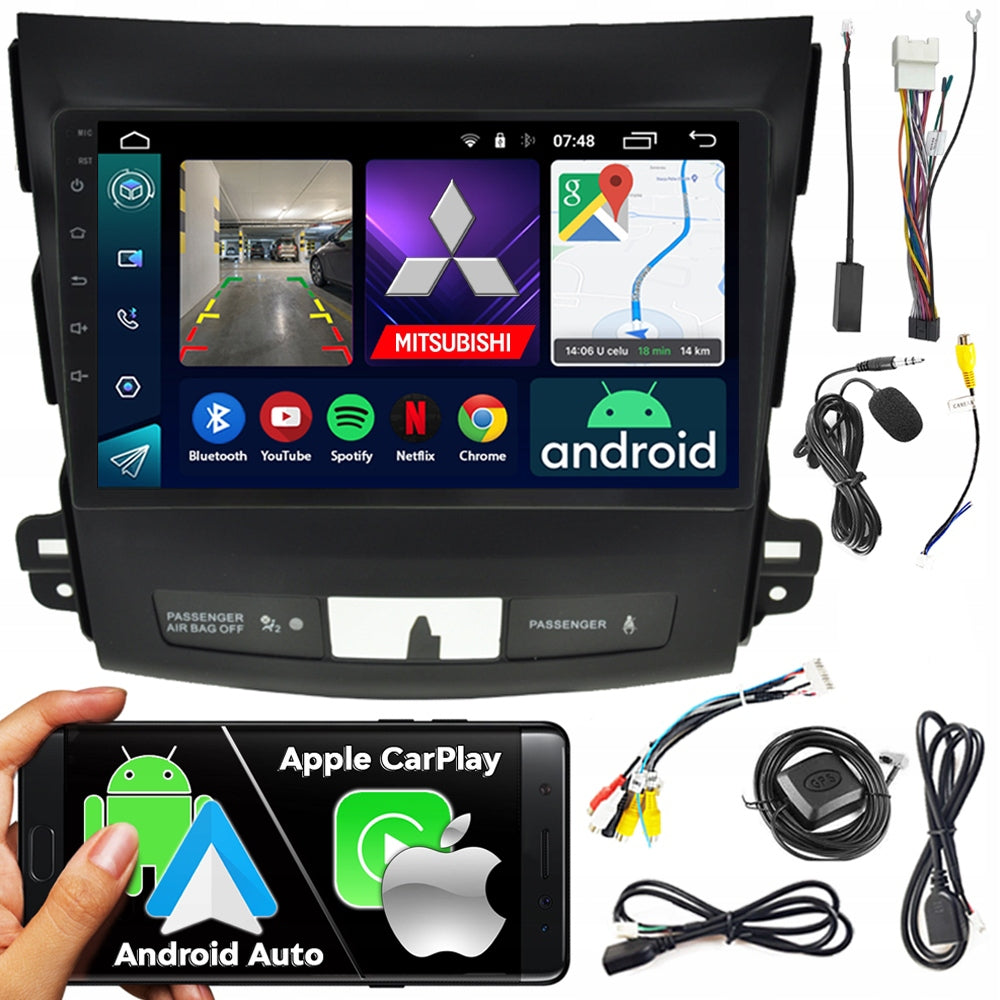 CAR RADIO 2DIN NCS RS-305 MITSUBISHI OUTLANDER 2006-2012 ANDROID
