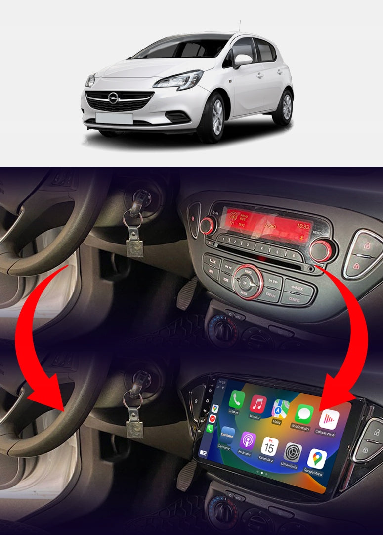 CAR RADIO 2DIN NCS RS-305 OPEL CORSA E 2014-2019 ANDROID NAVIGATION Packaging status original