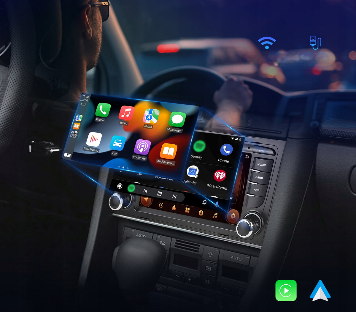 CAR RADIO Android Carplay NAVIGATION AUDI A4 B7 | GPS WIFI BLUETOOTH Manufacturer code RADIO AUDI NAWIGACJA CARPLAY ANDROID WIFI BT
