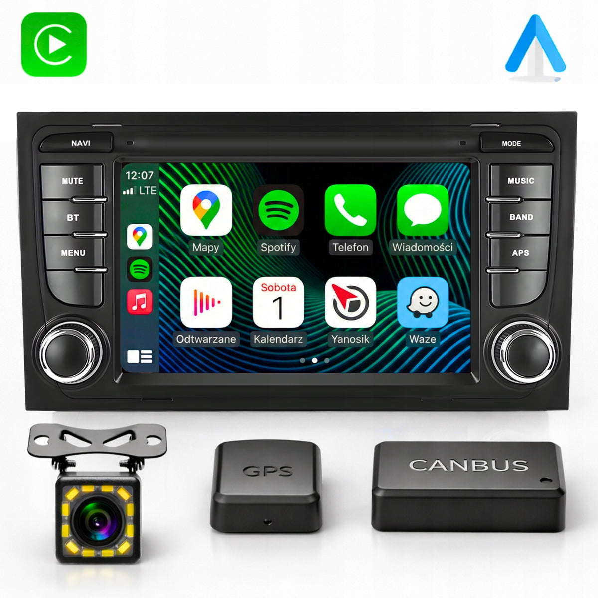 CAR RADIO Android Carplay NAVIGATION AUDI A4 B7 | GPS WIFI BLUETOOTH