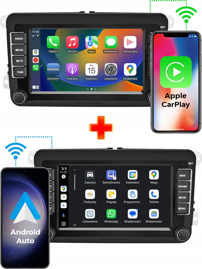 CAR RADIO NCS P4V7 SKODA OCTAVIA II 2 2004-2013 ANDROID BT 4GB 2DIN Manufacturer code NCS P4V7 VW SKODA SEAT
